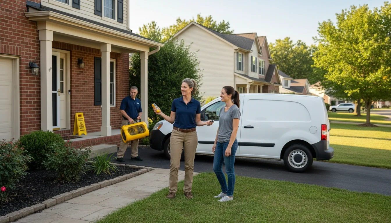 Water restoration image for Dehumidification And Cleanup Services in Big Rock, VA